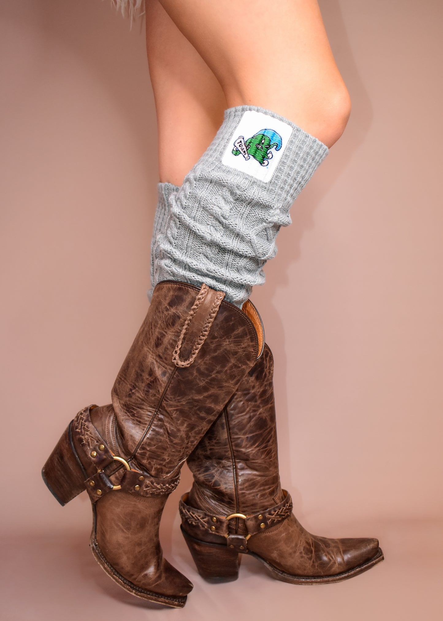 Over the Knee Game Day Sweater Socks