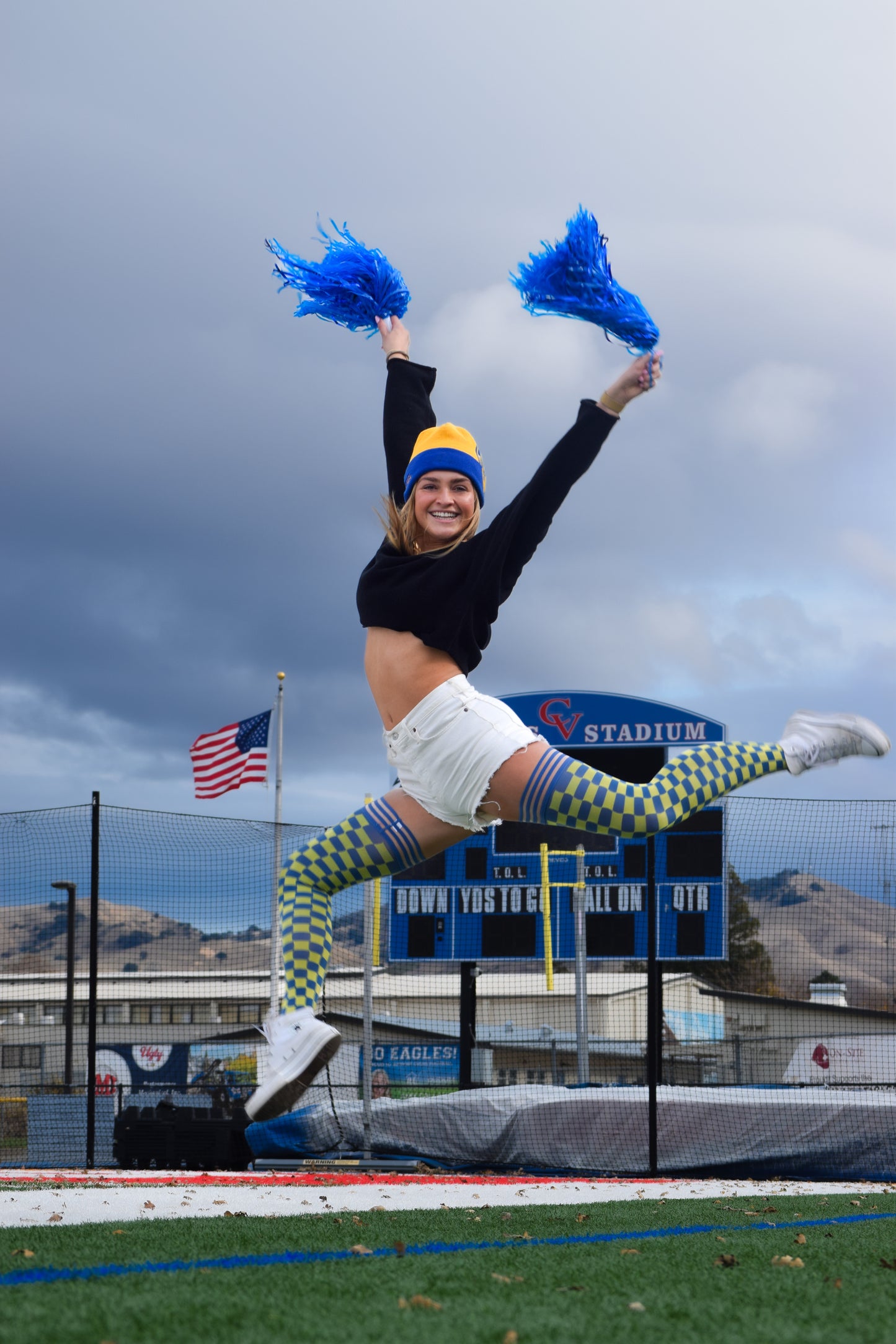 Coming SOON! Navy & Maize Thigh-Highs