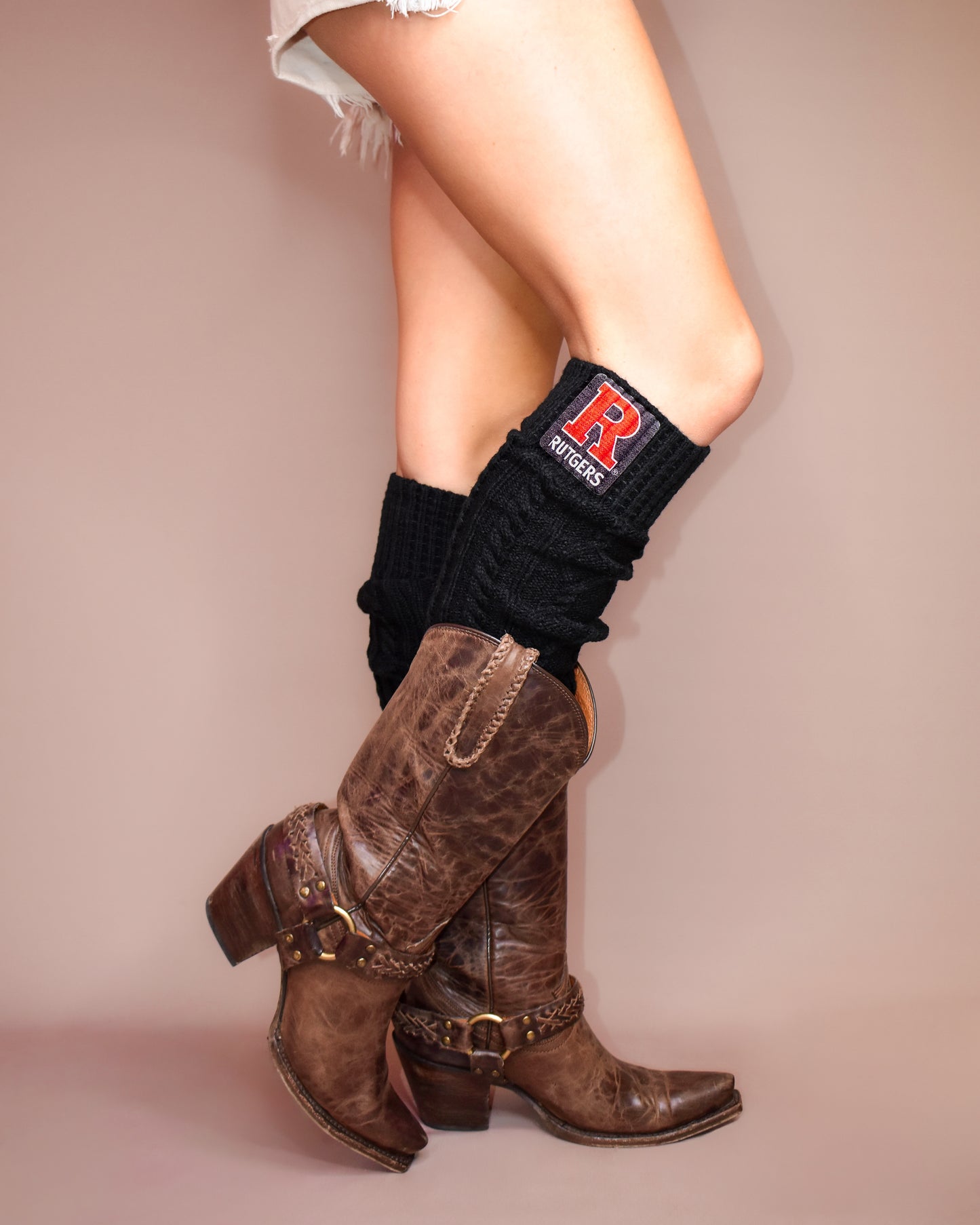 Over the Knee Game Day Sweater Socks
