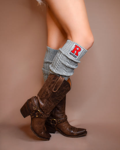 Over the Knee Game Day Sweater Socks