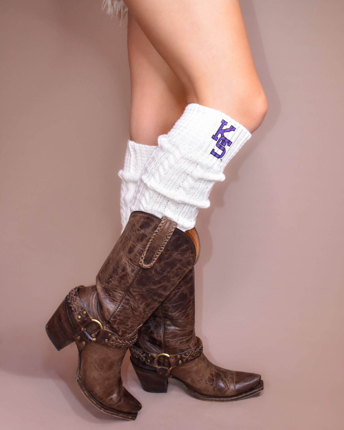 Over the Knee Game Day Sweater Socks