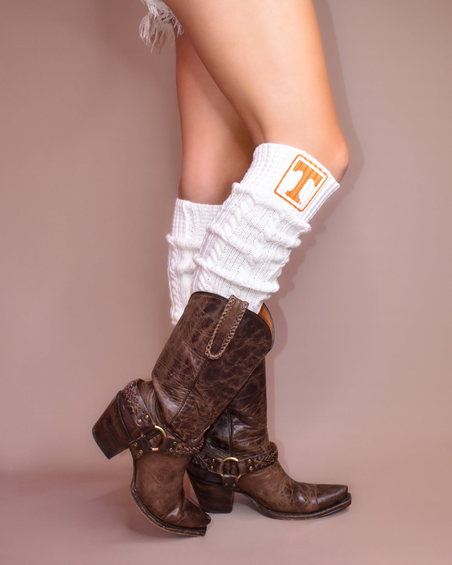 Over the Knee Game Day Sweater Socks